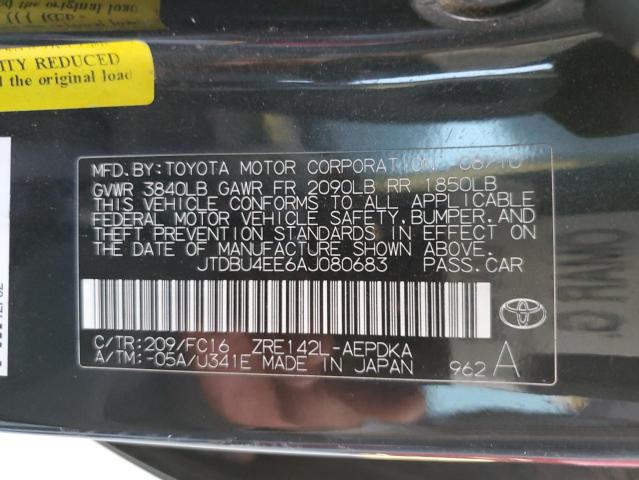 Photo 11 VIN: JTDBU4EE6AJ080683 - TOYOTA COROLLA 