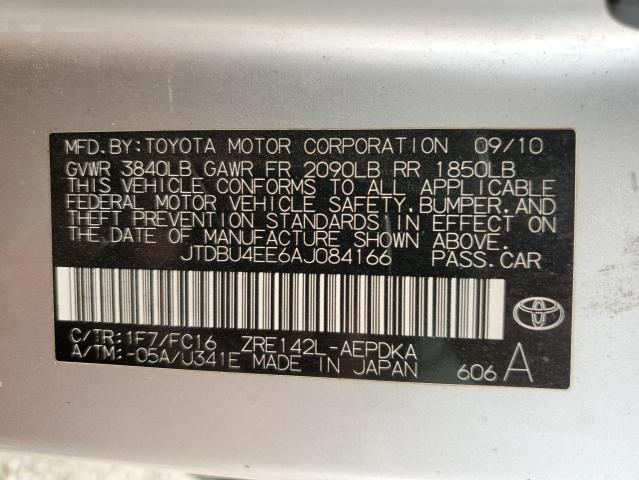 Photo 11 VIN: JTDBU4EE6AJ084166 - TOYOTA COROLLA BA 