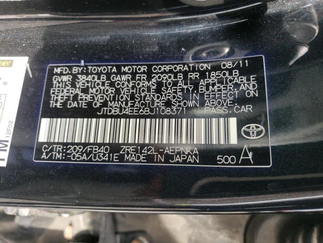 Photo 12 VIN: JTDBU4EE6BJ108371 - TOYOTA COROLLA BA 