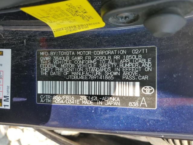 Photo 11 VIN: JTDBU4EE7B9141865 - TOYOTA COROLLA 