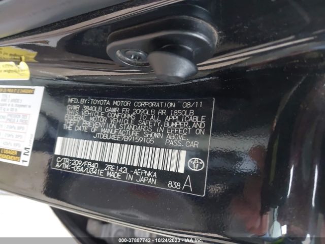 Photo 8 VIN: JTDBU4EE7B9159105 - TOYOTA COROLLA 