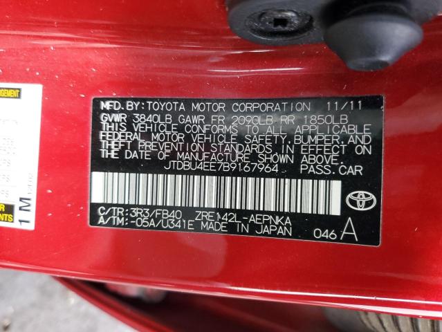 Photo 11 VIN: JTDBU4EE7B9167964 - TOYOTA COROLLA 