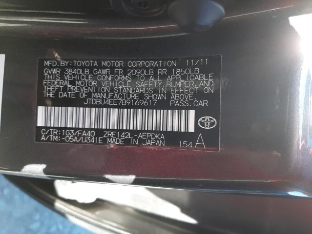 Photo 11 VIN: JTDBU4EE7B9169617 - TOYOTA COROLLA 