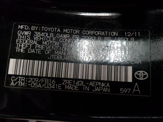 Photo 12 VIN: JTDBU4EE7C9173085 - TOYOTA COROLLA BA 