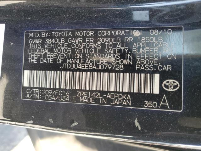 Photo 11 VIN: JTDBU4EE8AJ079728 - TOYOTA COROLLA BA 