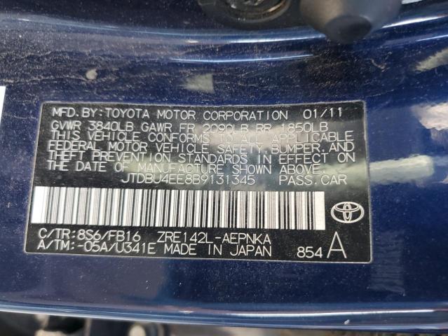 Photo 11 VIN: JTDBU4EE8B9131345 - TOYOTA COROLLA 