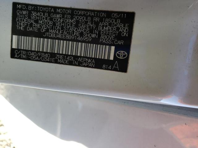 Photo 9 VIN: JTDBU4EE8B9146959 - TOYOTA COROLLA BA 