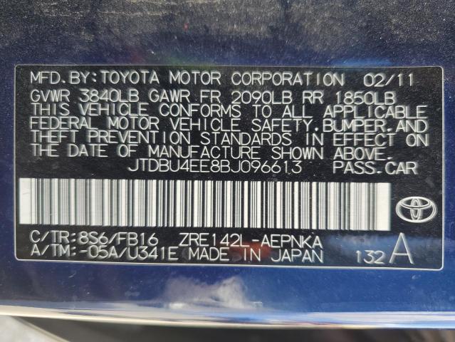 Photo 11 VIN: JTDBU4EE8BJ096613 - TOYOTA COROLLA BA 