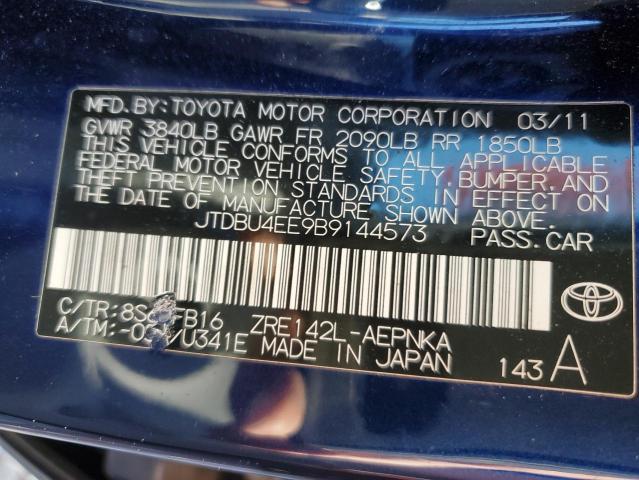 Photo 9 VIN: JTDBU4EE9B9144573 - TOYOTA COROLLA BA 