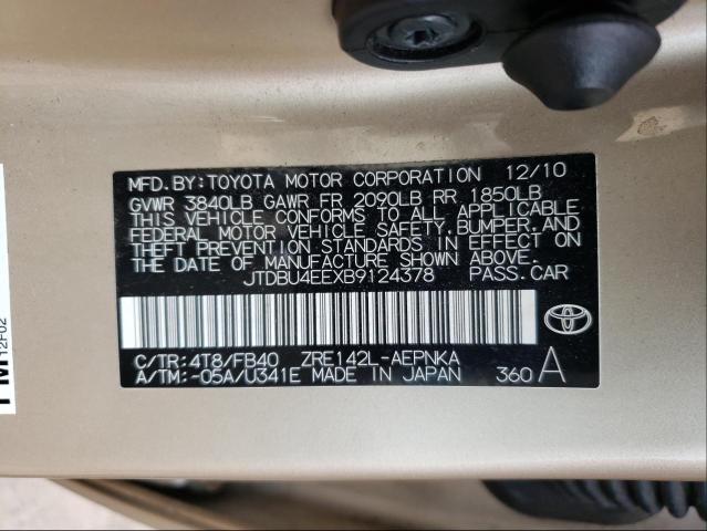 Photo 9 VIN: JTDBU4EEXB9124378 - TOYOTA COROLLA BA 