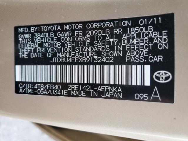 Photo 11 VIN: JTDBU4EEXB9132402 - TOYOTA COROLLA BA 