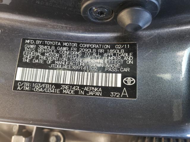 Photo 9 VIN: JTDBU4EEXB9141102 - TOYOTA COROLLA BA 