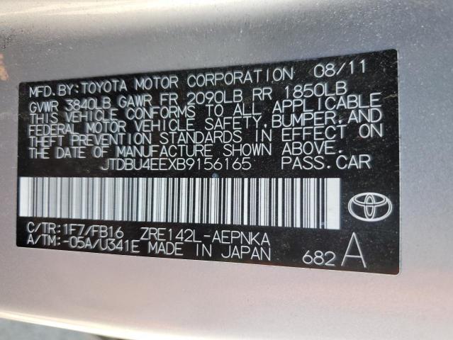 Photo 12 VIN: JTDBU4EEXB9156165 - TOYOTA COROLLA BA 