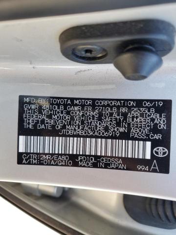 Photo 11 VIN: JTDBVRBD3KA006919 - TOYOTA MIRAI 