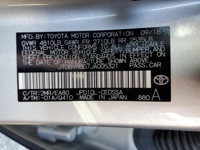 Photo 11 VIN: JTDBVRBD7JA005321 - TOYOTA MIRAI 