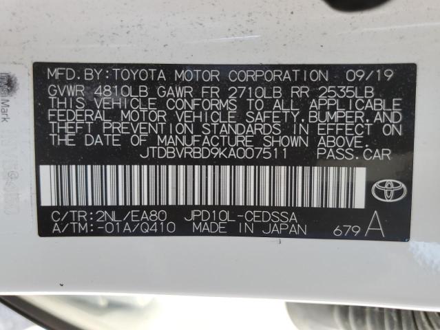 Photo 11 VIN: JTDBVRBD9KA007511 - TOYOTA MIRAI 