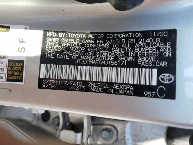 Photo 11 VIN: JTDDPMAE6MJ156171 - TOYOTA COROLLA L 