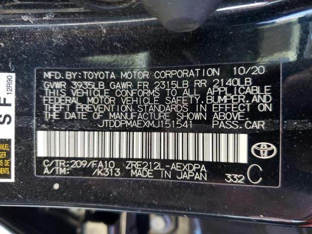 Photo 9 VIN: JTDDPMAEXMJ151541 - TOYOTA COROLLA L 