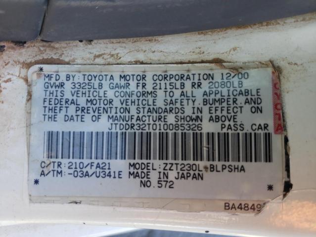 Photo 11 VIN: JTDDR32T010085326 - TOYOTA CELICA 