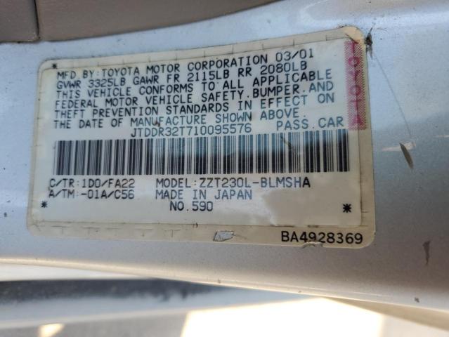 Photo 11 VIN: JTDDR32T710095576 - TOYOTA CELICA GT 