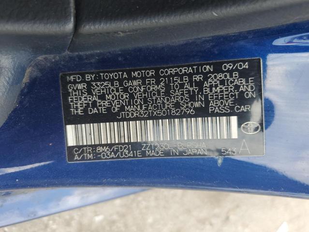 Photo 11 VIN: JTDDR32TX50182796 - TOYOTA CELICA 