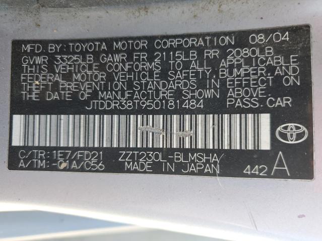 Photo 12 VIN: JTDDR38T950181484 - TOYOTA CELICA 