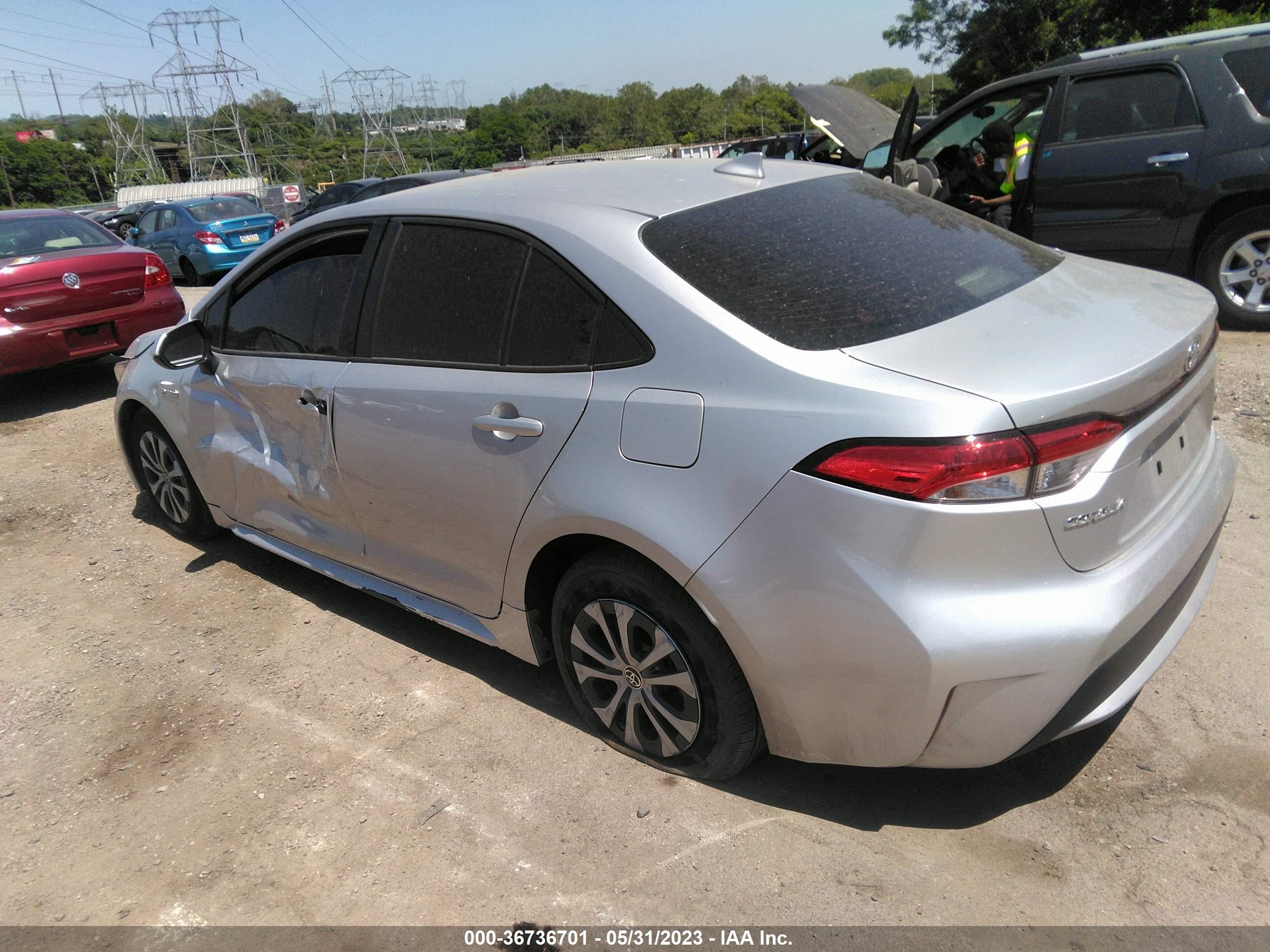 Photo 2 VIN: JTDEAMDE4MJ013754 - TOYOTA COROLLA 