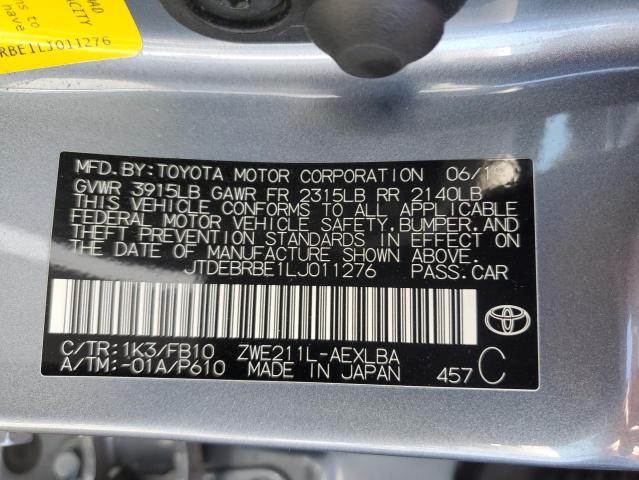 Photo 11 VIN: JTDEBRBE1LJ011276 - TOYOTA COROLLA LE 