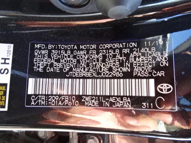 Photo 9 VIN: JTDEBRBEXLJ022986 - TOYOTA COROLLA LE 