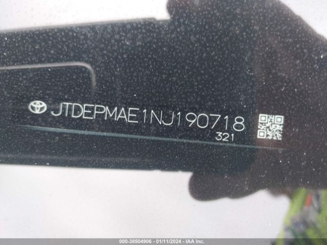 Photo 8 VIN: JTDEPMAE1NJ190718 - TOYOTA COROLLA 