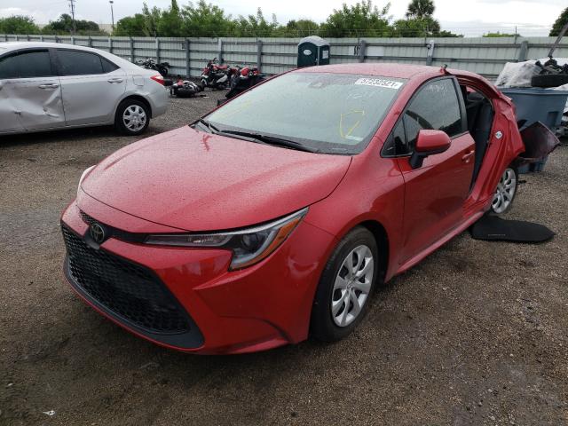 Photo 1 VIN: JTDEPMAE3MJ121611 - TOYOTA COROLLA LE 