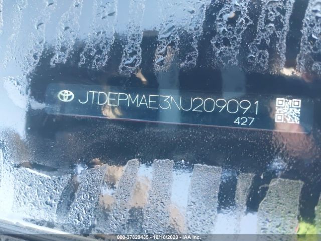 Photo 8 VIN: JTDEPMAE3NJ209091 - TOYOTA COROLLA 