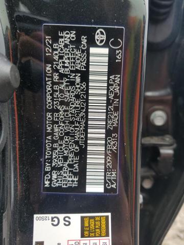 Photo 11 VIN: JTDEPMAE3NJ212136 - TOYOTA COROLLA LE 