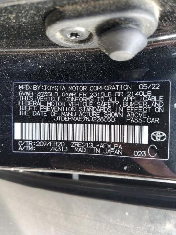 Photo 11 VIN: JTDEPMAE7NJ228050 - TOYOTA COROLLA 