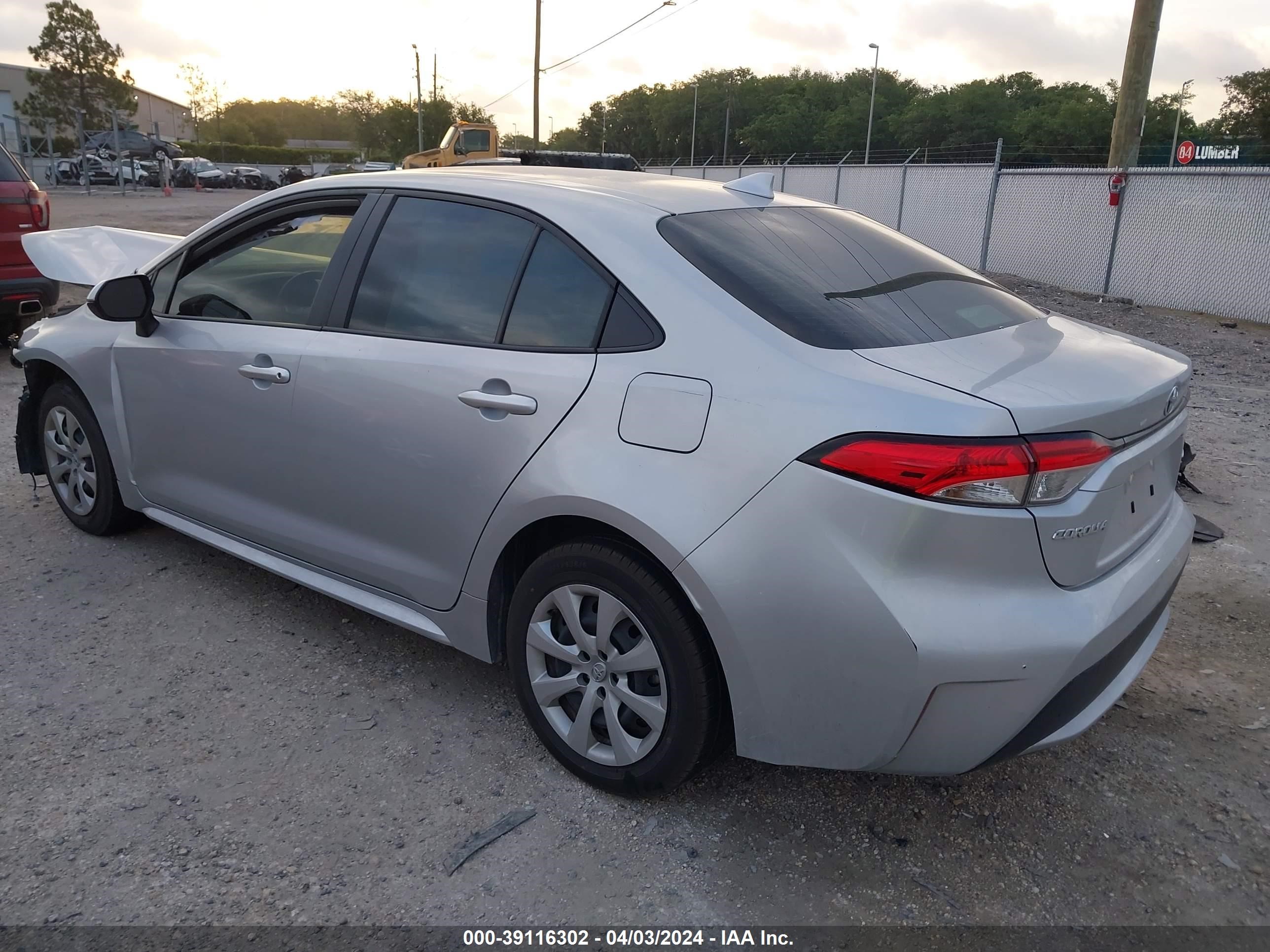 Photo 2 VIN: JTDEPMAEXN3030471 - TOYOTA COROLLA 