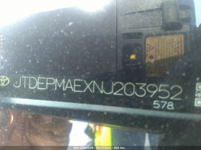 Photo 8 VIN: JTDEPMAEXNJ203952 - TOYOTA COROLLA 