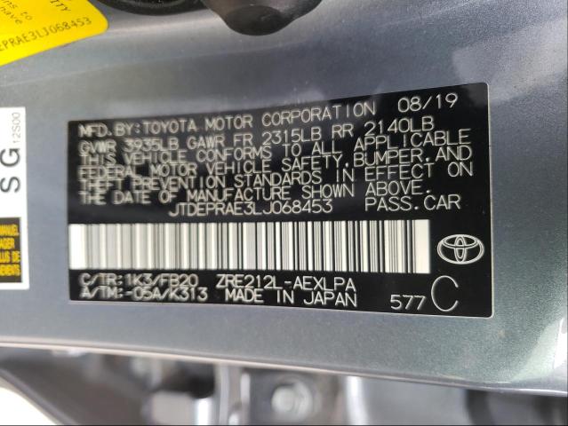 Photo 9 VIN: JTDEPRAE3LJ068453 - TOYOTA COROLLA LE 