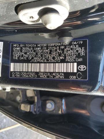 Photo 11 VIN: JTDEPRAE4LJ036272 - TOYOTA COROLLA LE 