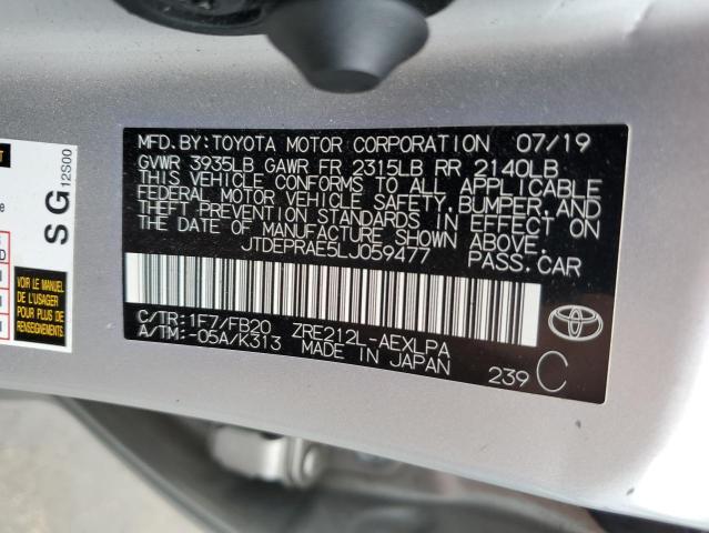 Photo 11 VIN: JTDEPRAE5LJ059477 - TOYOTA COROLLA LE 