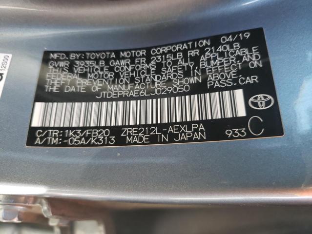 Photo 11 VIN: JTDEPRAE6LJ029050 - TOYOTA COROLLA LE 