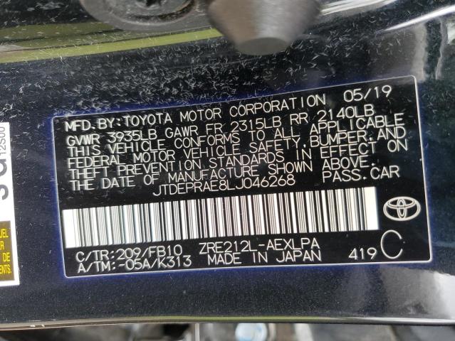 Photo 11 VIN: JTDEPRAE8LJ046268 - TOYOTA COROLLA 