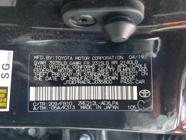 Photo 11 VIN: JTDEPRAE9LJ035800 - TOYOTA COROLLA 