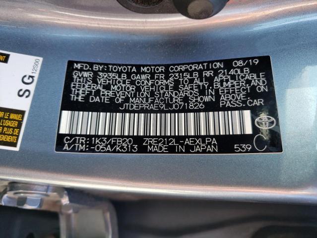 Photo 11 VIN: JTDEPRAE9LJ071826 - TOYOTA COROLLA LE 