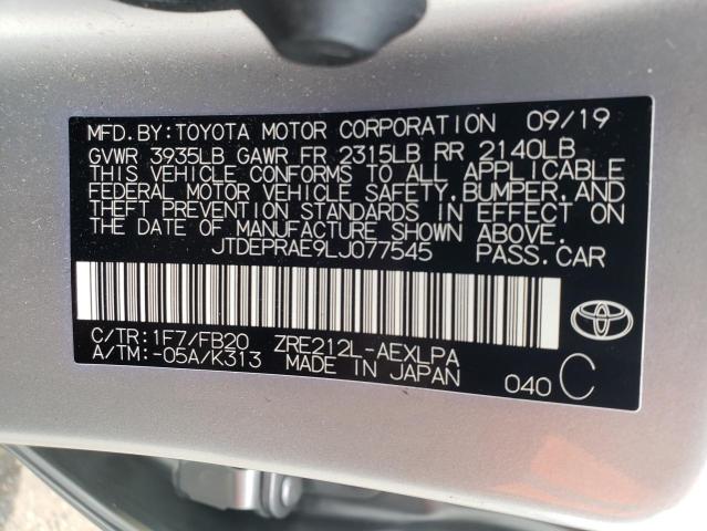 Photo 9 VIN: JTDEPRAE9LJ077545 - TOYOTA COROLLA LE 