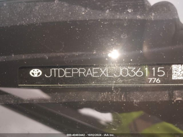 Photo 8 VIN: JTDEPRAEXLJ036115 - TOYOTA COROLLA 