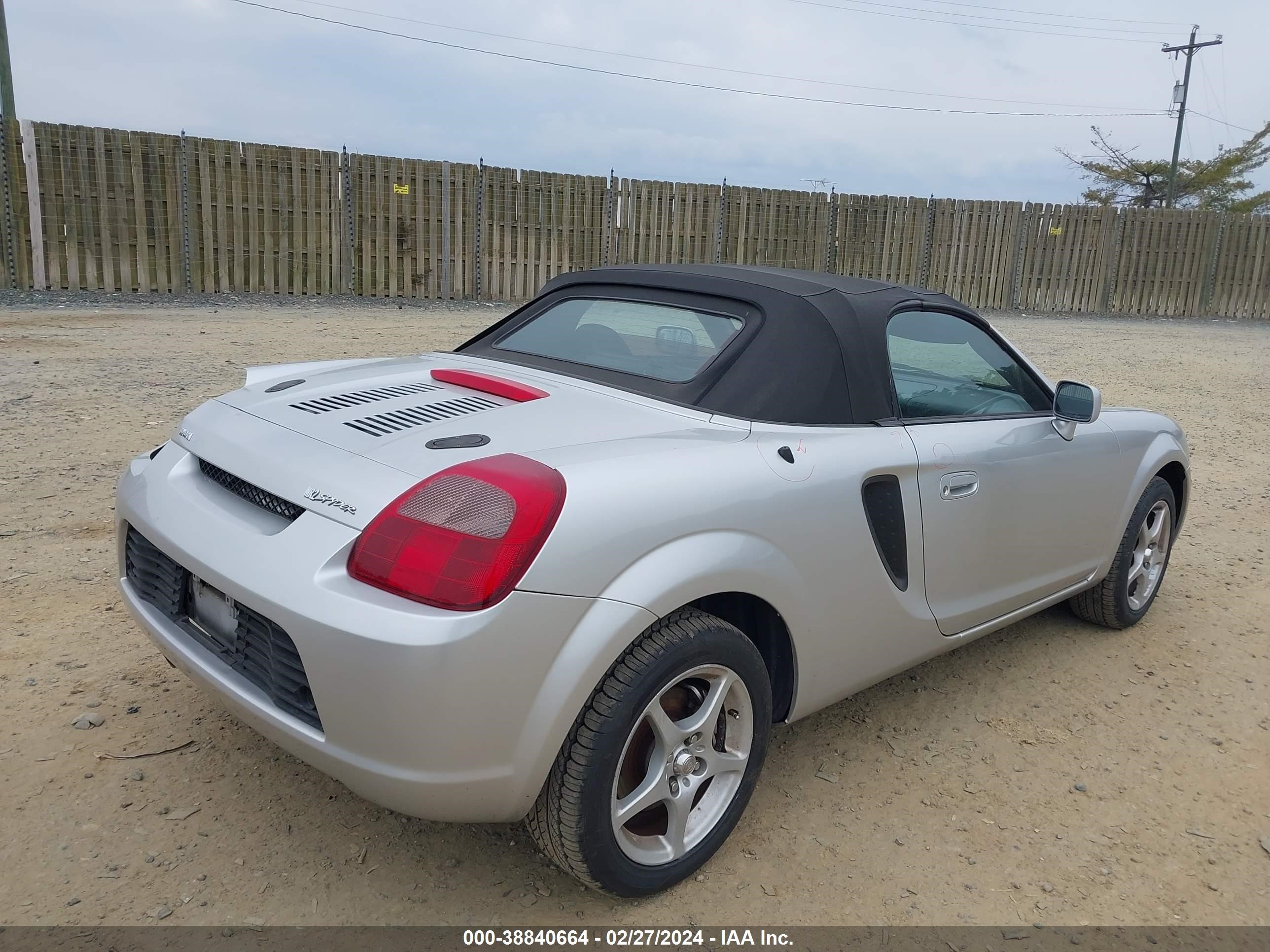 Photo 3 VIN: JTDFR3206Y0007299 - TOYOTA MR2 