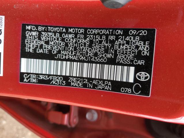 Photo 11 VIN: JTDHPMAE9MJ143660 - TOYOTA COROLLA LE 