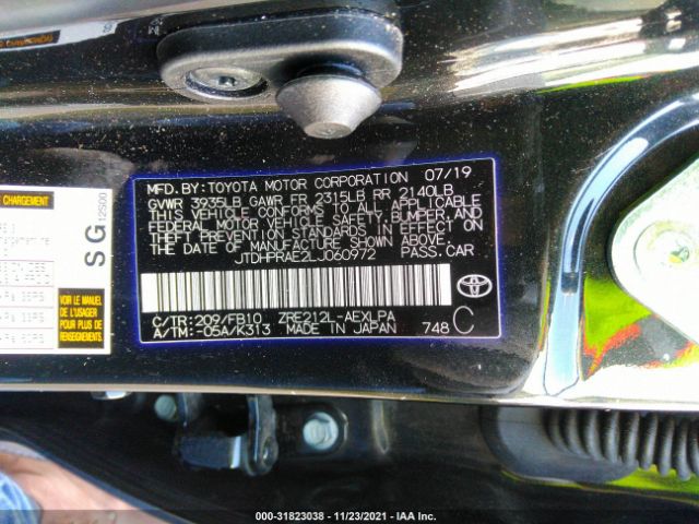 Photo 8 VIN: JTDHPRAE2LJ060972 - TOYOTA COROLLA 