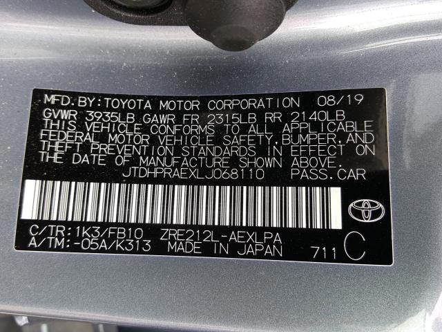 Photo 9 VIN: JTDHPRAEXLJ068110 - TOYOTA COROLLA LE 