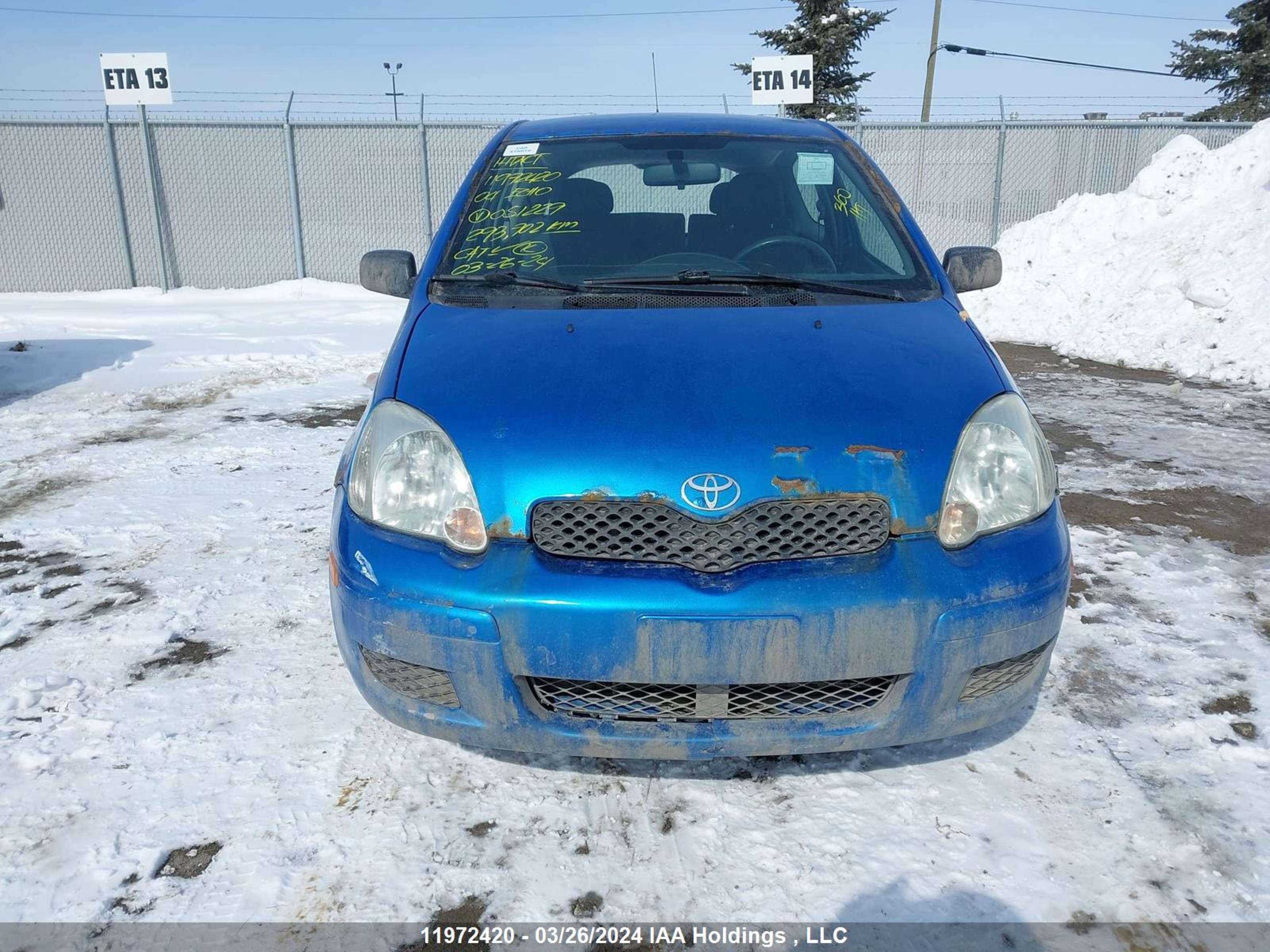 Photo 12 VIN: JTDJT123140051229 - TOYOTA ECHO 